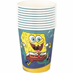 Kubeczki papierowe SpongeBob – 10 sztuk