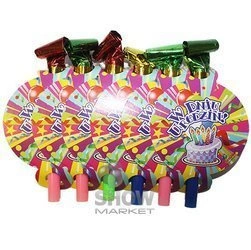 Trumpets-Whistles large birthday party.Cake (10 pcs.)