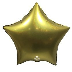 Фольга Зірка Золота 18" (45см).)
