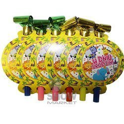 Trumpets-Whistles large birthday party. Animals(10 pieces.)