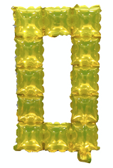 Číslo fólie POP IT 0 Gold (40 cm)