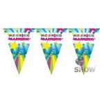 Girlanda Trójkąty Papierowa Wszystkiego Najlepszego