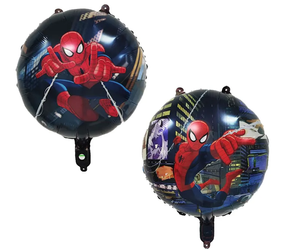 Oboustranný fóliový balónek Spider Man 18" (45 cm).)