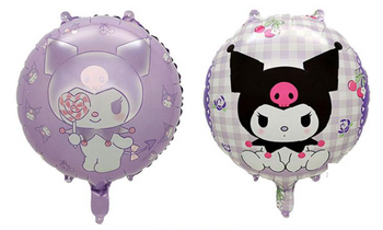 Fóliový balónek Kuromi 18" (45 cm).)