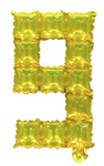 Číslo fólie POP IT 9 Gold (40 cm)