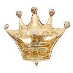 Gold Crown Foil Balloon (95cm*80cm)