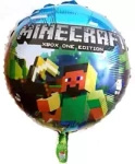 Fóliový balónek Pixely. Minecraft 18" (45cm).)