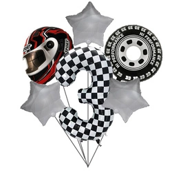 Set of Balloons for 3rd Birthday Race