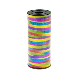 Holografická vícebarevná balónková stuha (5 mm*92 m)