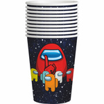 Papírové kelímky s vílou kapybarou - 10 ks.