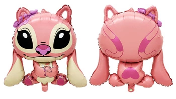 Foil balloon in the shape of Angel, Lilo I Stitch 62 cm x 59 cm.