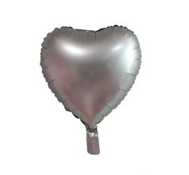 Silver Foil Heart 18" (45cm.)