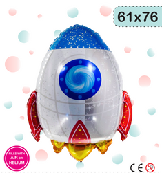 Fóliový balón Raketa (61 cm * 76 cm)