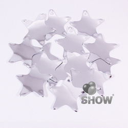 Balónkové konfety Stars Silver 35mm. (50g.)