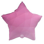 Fólie Star Pink Gradient 18" (45cm).)