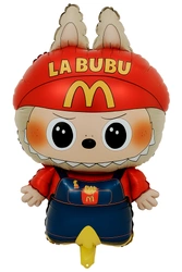 Labubu foil balloon 42 cm x 79 cm.