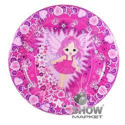 Papírové talíře Little Fairy (10 ks).)