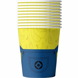 Paper cups Minion birthday decoration 10 pcs.