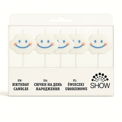 Świeczki urodzinowe „SHOW” – Uśmiechnięte Chmurki