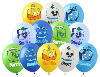 Rubber balloons with Roblox print (12 pcs.)