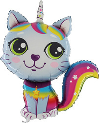 Foil Balloon "Cat Unicorn" Flexmetal