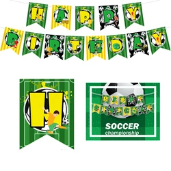 Paper Football Garland "Happy Birthday"