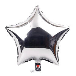 Зірка зі срібної фольги 18" (45см).)