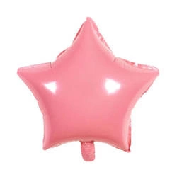 Pastel Pink Foil Star 18" (45cm).)