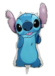 Stitch foil balloon 58 cm by 81 cm.
