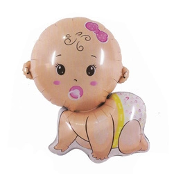 Balon Foliowy Bobas. Baby Girl (65X77cm)
