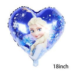 Frozen Elza srdce fóliový balónek (45 cm).)