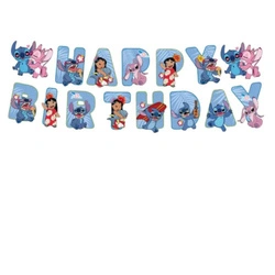 Lilo and Stitch Happy Birthday Paper Garland