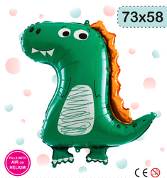 Fóliový balónek s dinosaurem (73 cm * 58 cm)