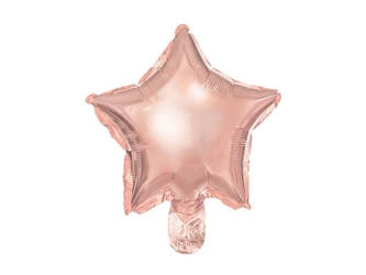 Foil star Pink gold 25 cm. (10 pcs)