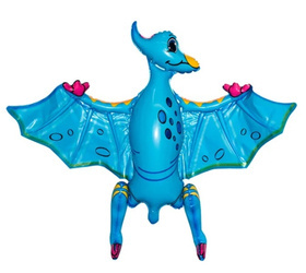 3D stojící fóliový balónek Pterodactyl (60 cm)