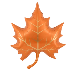 Autumn foil balloon - maple leaf 58"71 cm