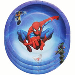 Papierowe talerzyki Spider-Man – 10 szt. | Marvel | Superbohaterska impreza