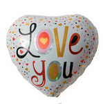 Balon foliowy Serce Love You 18" (45cm.)