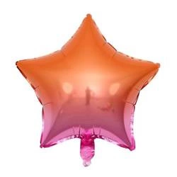 Rainbow Pink Foil Star 18" (45cm).)