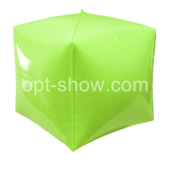 Balónek Macaron Green Cube (24 palců)