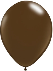 12" Balloons (30 cm), Dark Coffee (100 pcs./pack.)