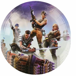 FORTNITE paper plates perfect for a party 10 pcs.