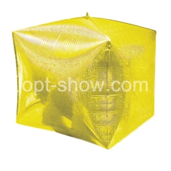 Gold Holographic Cube Balloon (24 inches)