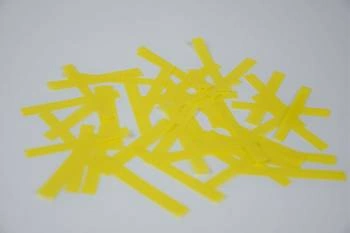 Yellow Stripes Balloon Confetti (50g.)