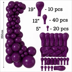 Set of Color Jam Decorative Balloons 70 pieces