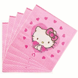 Hello Kitty paper napkins - 20 pcs., 17 x 17 cm
