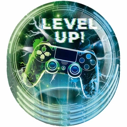 Paper plates "Game On / Level Up" - 10 pcs.