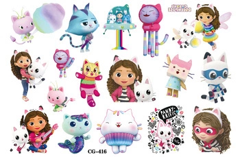 Tattoos for Children Gabi Cat House (1 pc)