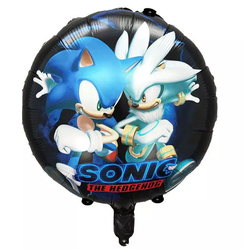 Fóliový balónek Sonic 18" (45 cm).)