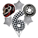 Zestaw Balonów na 6 Urodziny Wyścig